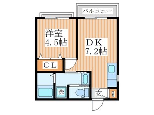 ベルメゾン武蔵野の物件間取画像